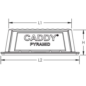 CADDY Pyramid krovni sistemi 360496