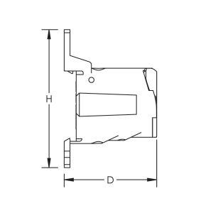 Jednopolni distributivni blok 80A 569010